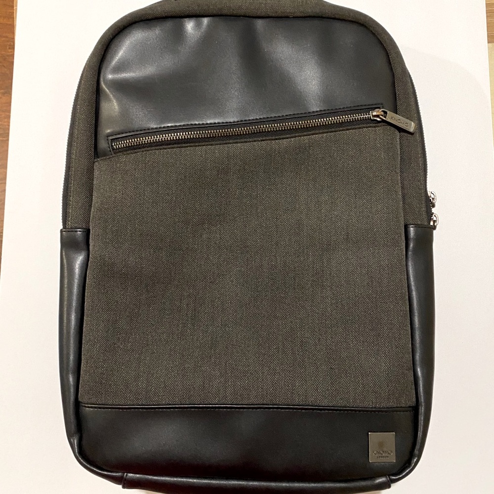 Beautiful Knomo black and tweed backpack